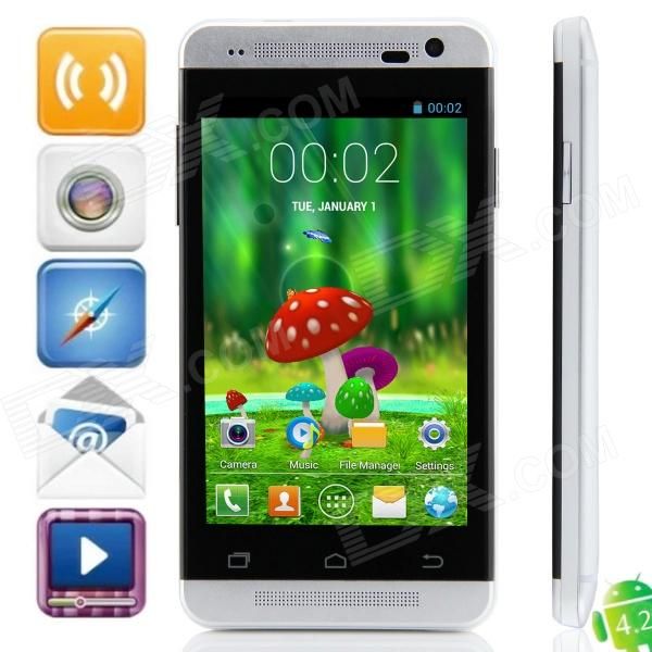 Mini One MTK6572 Dual-Core Android 4.2.2 WCDMA Bar w / 4.0 t